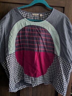 Pamut Patchwork Circle Top